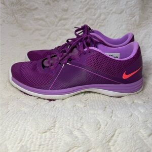 Nike Lunar Summer Lite Golf Shoes Women Violet/Pink Coral Size 9 US GUC No Box